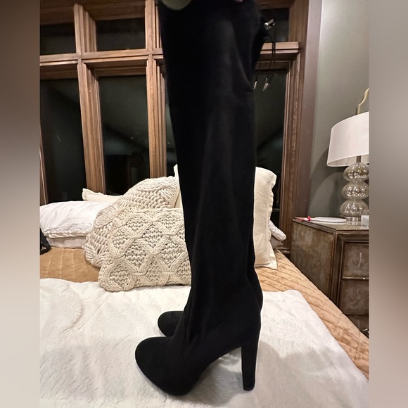 Sam Edelman “Kent” OTK black suede boots- Size 8.5 with ~3.5” heel - Picture 3 of 9